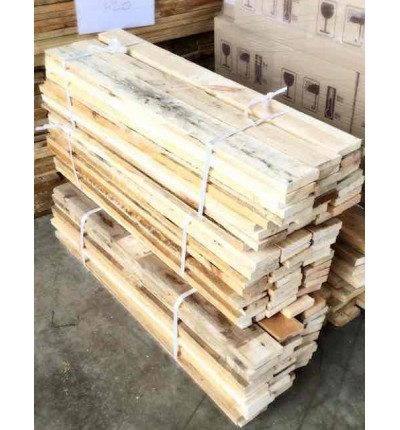 Lot de 20 planches en bois de palettes (120 cm)