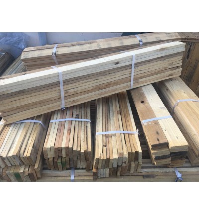 Lot de 20 planches en bois de Palettes (114 / 120 cm Fine)